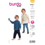Patron burda chemise & gilet taille 92 - 122 rf b 9248 - burda - mondial tissus