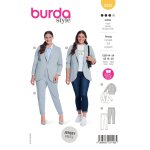 Patron burda costume taille 44 - 54 n� b 5935 - burda - mondial tissus