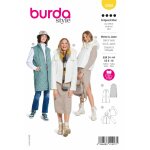 Patron burda gilet & veste n 5869 - burda - mondial tissus