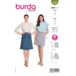 Patron burda jupe 34 - 44 rf b 5930 - burda - mondial tissus