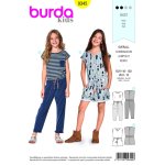 Patron burda kids 9345 combinaison - burda - mondial tissus