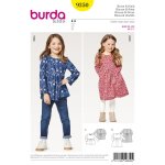 Patron burda kids 9350 blouse et robe - burda - mondial tissus
