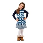 Patron burda kids 9380 robe - burda - mondial tissus