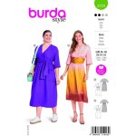 Patron burda n - 5724 - robe 38 - 50 - burda - mondial tissus