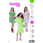 Patron burda n� 5728 - robe 36 - 46 - burda - mondial tissus