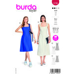 Patron burda n5736 - robe 38 - 48 - burda - mondial tissus