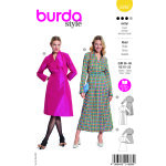Patron burda n� 5767 robe 36 - 48 - burda - mondial tissus