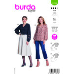 Patron burda n 5785 blouse 36 - 48 - burda - mondial tissus