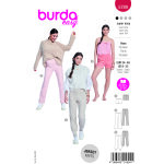 Patron burda n 5789 pantalon 34 - 48 - burda - mondial tissus