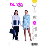 Patron burda n 5800 blouse 36 - 48 - burda - mondial tissus