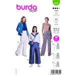 Patron burda n 5801 pantalon 36 - 46 - burda - mondial tissus