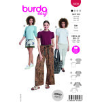 Patron burda n 5809 chemise t 34  48 - burda - mondial tissus