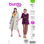 Patron burda n 5818 robe et chemisier t 44  54 - burda - mondial tissus