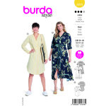 Patron burda n 5819 robe t 36  48 - burda - mondial tissus