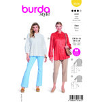 Patron burda n 5839 blouse t 44  54 - burda - mondial tissus