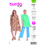 Patron burda n 5841 robe et tunique t 46  60 - burda - mondial tissus