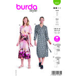 Patron burda n 5844 robe t 36  48 - burda - mondial tissus