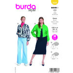 Patron burda n 5846 blouson t 34  44 - burda - mondial tissus