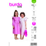 Patron burda n� 9220 robe 2 - 8 ans - burda - mondial tissus