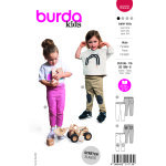 Patron burda n 9222 pantalon 2 - 6 ans - burda - mondial tissus
