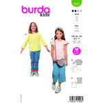 Patron burda n� 9227 tee shirt enfant - burda - mondial tissus