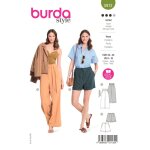 Patron burda pantalon 34 - 44 r�f b 5912 - burda - mondial tissus