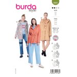 Patron burda parka 34 - 48 rf b 5923 - burda - mondial tissus