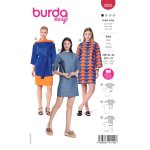 Patron burda robe 34 - 48 rf b 5925 - burda - mondial tissus