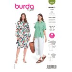 Patron burda robe & blouse 34 - 44 rf b 5918 - burda - mondial tissus