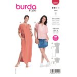 Patron burda robe & tunique 34 - 44 rf b 5894 - burda - mondial tissus