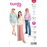 Patron burda veste 34 - 48 b 5892 - burda - mondial tissus