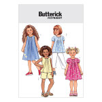 Patron butterick b41766 top, veste, robe, pantalon enfant 6 ans  8 ans - butterick - mondial tissus