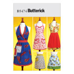 Patron butterick b5474os tabliers de s  l - butterick - mondial tissus