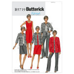 Patron butterick b5719b5 femme veste, jupe et pantalon du 36 au 44 - butterick - mondial tissus
