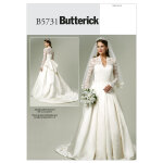 Patron butterick b5731ee robe de mariage femme 42 - 48 - butterick - mondial tissus