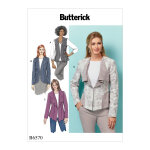 Patron butterick b6570e5 veste femme du 42 au 50 - butterick - mondial tissus