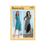 Patron butterick b6724a5 robe femme 34 - 42 - butterick - mondial tissus