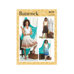 Patron butterick b6744aa jupe plisse femme 34 - 40 - butterick - mondial tissus