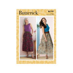 Patron butterick b6749y pantalon, jupe femme xs  m - butterick - mondial tissus