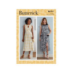 Patron butterick b6761e5 robe, jupe femme 42 - 50 - butterick - mondial tissus