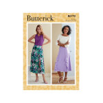 Patron butterick b6772a5 jupe femme 34 - 42 - butterick - mondial tissus
