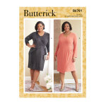 Patron butterick b6781rr robe femme 46 - 52 - butterick - mondial tissus