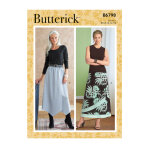 Patron butterick b6798ff jupe femme 44 - 50 - butterick - mondial tissus