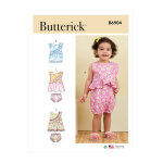 Patron butterick b6904ya5 robe, vtement de nuit, jupe, combinaison bb, 4  13 mois - butterick - mondial ...