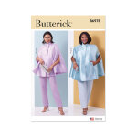 Patron butterick b6978bb femme cape du 48 au 56 - butterick - mondial tissus