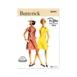 Patron butterick b6990y5 femme robe du 46 au 54 - butterick - mondial tissus