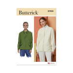 Patron butterick b7008u5 femme veste bomber ample 44 au 52 - butterick - mondial tissus