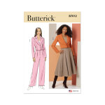 Patron butterick b7012k5 femme veste et jupe �vas�e 36 au 44 - butterick - mondial tissus
