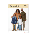 Patron butterick b7016a veste boutonne adulte xs au xl - butterick - mondial tissus