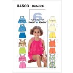 Patron combinaison fille butterick 4503 - butterick - mondial tissus